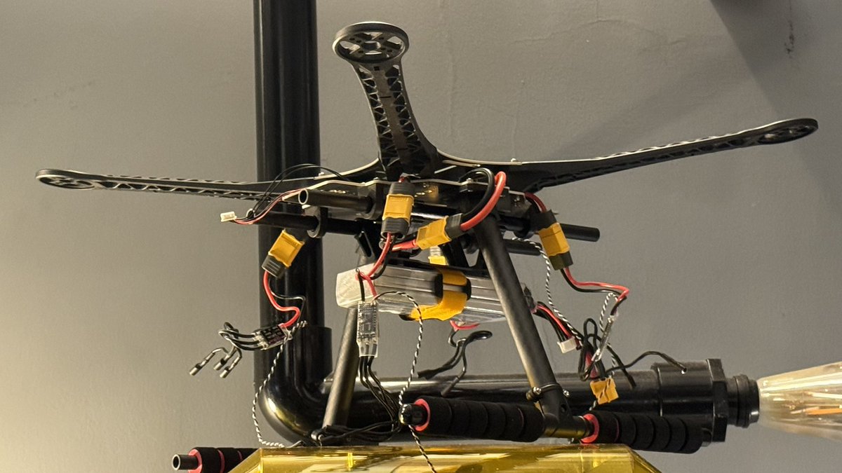 Hydrae drone prototype nearly assembled