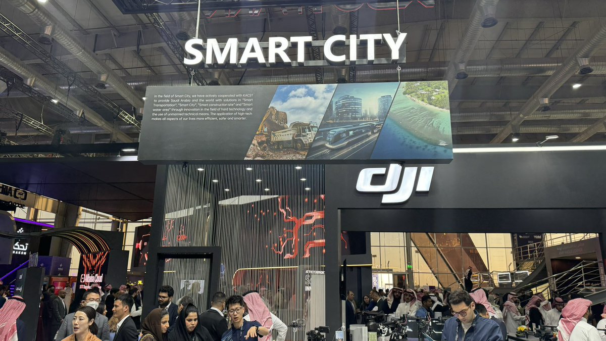 DJI booth at LEAP 2024